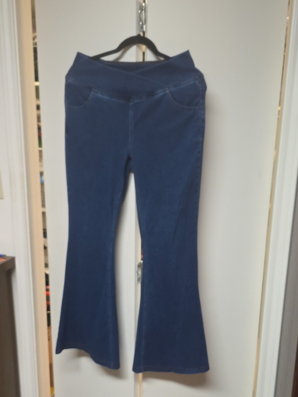 HALARA Navy Blue Flare Jeans